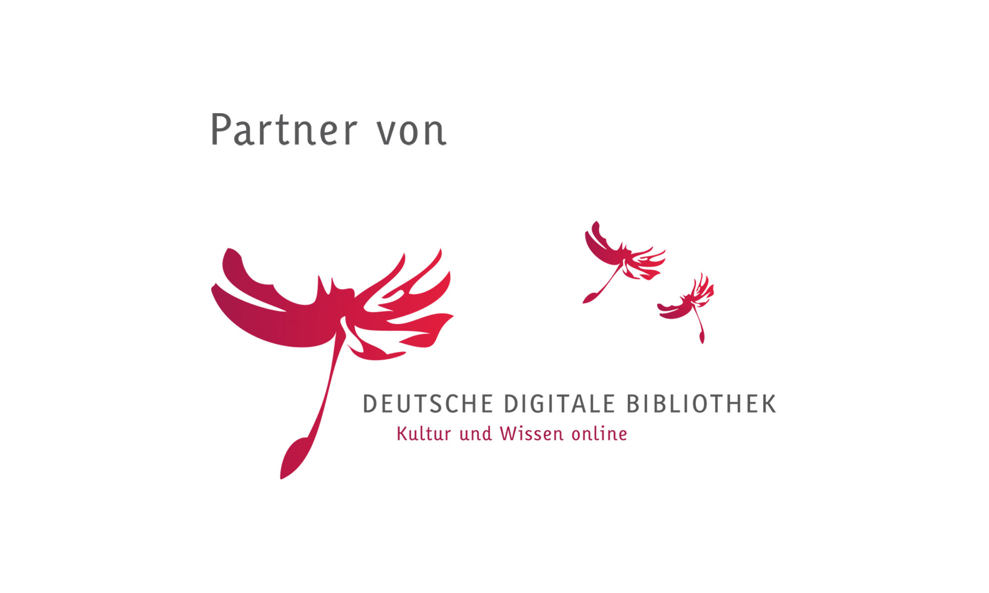 Rot-Weiss Logo von Deutschen Digitalen Bibliothek